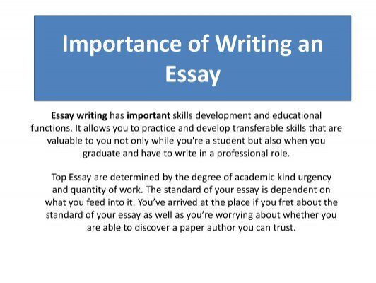 Why are essay writing skills important 74684 1 - Why are essay writing skills important?
